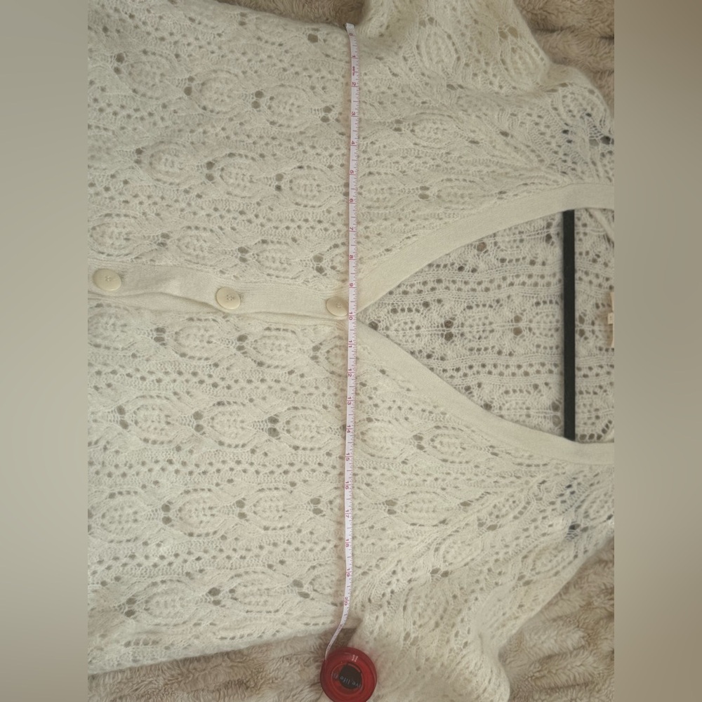 Sezane Joia Cardigan Écru. - Size XL - Picture 8 of 11